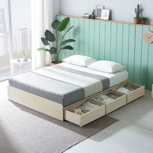 규수방 매트리스포함 무헤드 3단 서랍형 침대 프레임 수납침대 싱글/슈퍼싱글/더블/퀸 40년 가구 브랜드