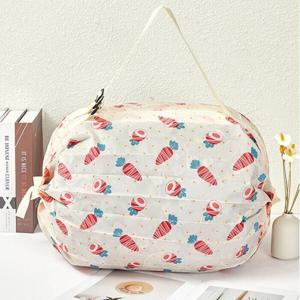 리유저블 다용도 휴대용 접이식 심플 장바구니 숄더백 에코백 포켓 폴딩백 여행가방 (2개이상추가할인)