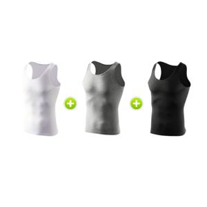 1+1+1 슬기로운 민소매 생활 남성 슬림핏 라운드넥 스판 나시티 런닝 쾌적하게 편하게 시원하게 3장 득템~