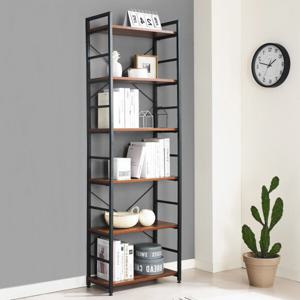 루시 6단 책장/ 수납선반/ 책꽂이/ 철제 선반 수납장 장식장