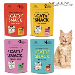 덴탈 영양간식 캣스넥 4종 고양이간식 오메가3/연어크릴새우참치소고기영양닭가슴살 2만원이상 구매시 무배