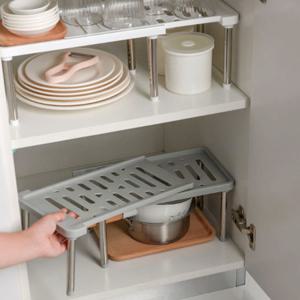 주방 씽크대 길이조절 접시 정리대 싱크대 선반