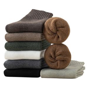 남성 여성 기모 양말 10켤레 세트 융털 양말 남자 여자 가을 겨울