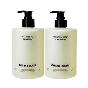 오마이헤어 안티스트레스 스칼프 샴푸  500ml 2개/ 탈모 완화 샴푸