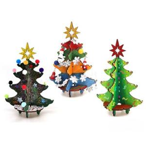 J2K 크리스마스 트리 만들기 색칠 놀이 키트 DIY 어린이집