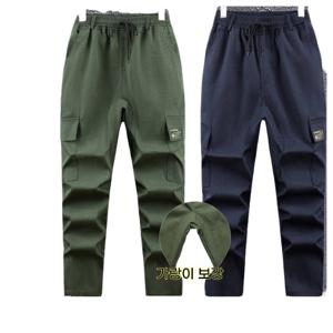 두 개의 전기 용접 작업 바지 면포 가단 보강 노동 보험 파마 방지 내마모 내장 캐주얼 직통 바지 증기 수