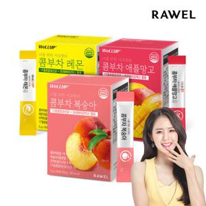 콤부차 (총 90포) 30포 3박스 3가지맛 골라담기 레몬 애플망고 복숭아