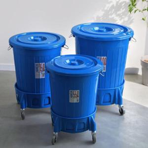 KJP100리터 플라스틱 만능용기 업소용 쓰레기통 운반구 버켓 대용량 청통 /무료배송 +25일까지 특별할인