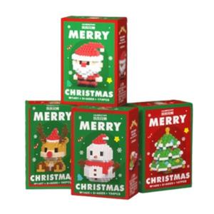 크리스마스 나노 블럭 20개 세트 미니 블록 장난감 학교 답례품 판촉물 단체 선물