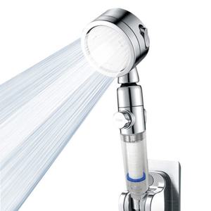 3단 강력 수압 조절 온 오프 절수 샤워기 필터 세트 (다주리)