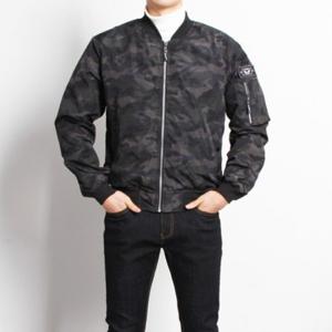 더마인드 남성용 DA 밀리 누빔 항공점퍼