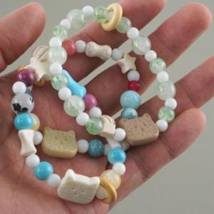 고양이 패션 팔찌 귀여운 우정팔찌 3P 교회선물