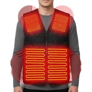 (KC인증) USB 스마트 열선 낚시 등산 골프 온열 경량 발열조끼