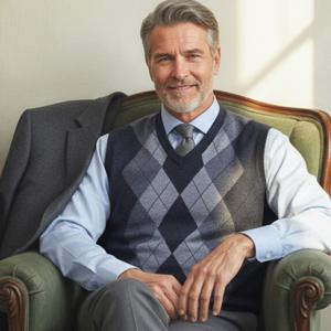 중년 남성 따뜻한 기모안감 니트조끼 / 정장조끼  출시특가 무료배송 행사