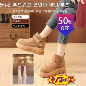 6cm 키높이 통굽 여성 앵클 부츠 여성 앵클부츠 앵클부츠 여성 미끄럼 방지 하이힐 기모 파티