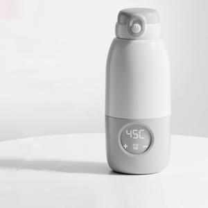 무선 휴대용 원버튼 분유포트 텀블러 빠른충전 보온포트 500ml