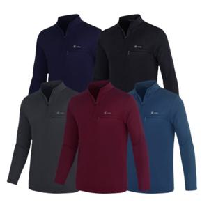 1+1 가을 남자 약기모 집업 티셔츠 남성 반목티 목폴라 폴라티 운동 등산 낚시