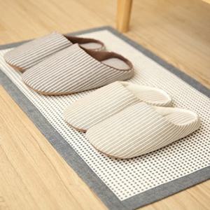 모던 스트라이프 실내화/거실화 층간소음 쿠션 실내용