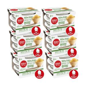 100% 현미로 지은밥 130g 18개