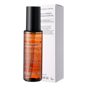 뷰캔 실키 아미노스 아르간 비건 헤어 오일 80ml  가볍고 끈적임 NO 미용실 영양 보습 머리 에센스