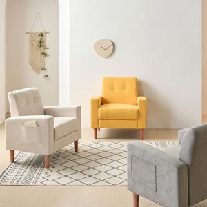 수오 샐리 생활발수 패브릭 1인용소파 1669B-1