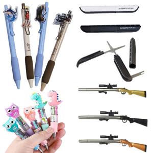 모음 미니 4색 볼펜 카피바라 하트 볼펜 젤펜 초등 문구 초등학생 어린이 크리스마스 선물 단체선물