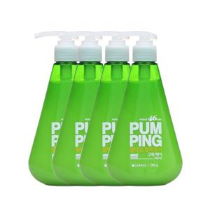 페리오 펌핑치약 허브향 285g 4개