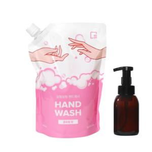 살림살림 프레쉬 플로럴 핸드워시 리필팩 플로럴 공병포함 1L