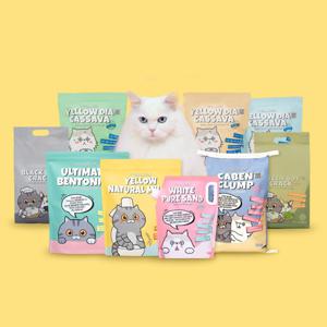 (고양이모래 특가전) 미유박스 프리미엄 미국 와이오밍 벤토 카사바 먼지없는모래 강력 응고력 탈취력