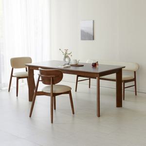 데이지 노부 세라믹 식탁세트 의자포함 1400/1800  포세린 통 세라믹식탁 4인용 6인용 카페 인테리어