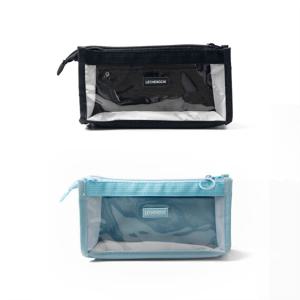 투명 대용량 필통/초등/중학생/고등학생/펜/파우치/봉제필통/보관함/필기구/수납/다용도/케이스/대학생