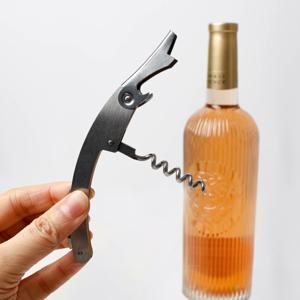 2단 와인 오프너/스텐/병따개/코르크/와인병/따개/미니/가정용/휴대용/맥주/스틸/만능