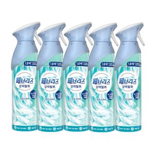 페브리즈 공기탈취제 에어 린넨 스카이 5개