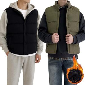 남자 가을 겨울 경량 무광 패딩 조끼 작업복 베스트  시즌 할인 중