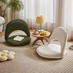 에코 소라노 등받이 접이식 의자 두꺼운 바닥 의자 좌식 의자