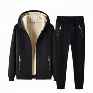 겨울 남녀공용 두툼한 기모 상하 세트 융털 남자 여자 운동 트레이닝 팬츠 바지 츄리닝 방한 작업