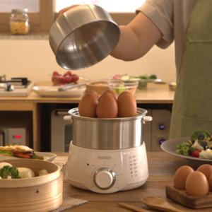 (전용집계 증정) 다용도 올스텐 계란찜기 멀티쿠커 2단형 에그쿠커 간편세척 Egogo 25년 신상품