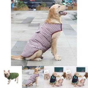 대형견 소형견 애완용 양면형 패딩 외출복 강아지옷/애완견/옷/강아지/티/의류/반려/견/커플/룩/대형