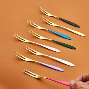 과일포크 세트 8개 고급형 티포크 케이크 포크 304스텐 가정용 선물용 집들이 선물