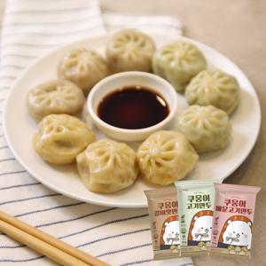 쿠우쿠우 쿠웅이 포자만두 3종 4팩+4팩  골라담기 168g~180g (고기/매운고기/갈비맛)