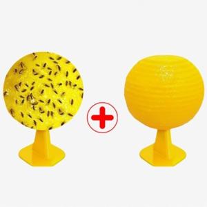 1+1 강력  초파리끈끈이 파리 날파리 퇴치 초파리 트랩 해충 끈끈이 뿌리파리