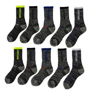 에브리굿 멀티 남성 이중쿠션 등산 아웃도어 작업 장목 양말 10켤레