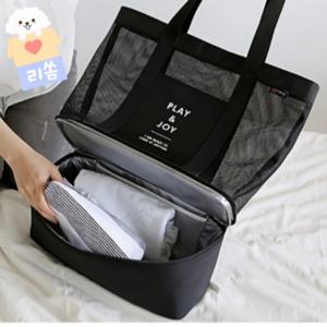수영 수납가방 리쏨 메시가방 여행가방 수영가방 보냉 수납식