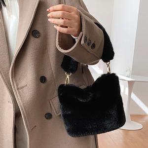 3WAY 겨울 프랑 양털 여성 토트백 핸드백 숄더백 크로스백 털 뽀글이 여자 퍼 토드백 손 미니 가방 백
