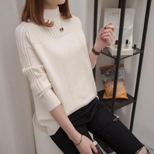 여성 목폴라티 니트 터틀넥 봄 가을 간절기 겨울 긴팔 출근룩 스웨터 7색 데일리 코디