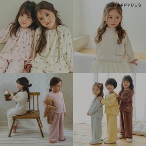 {2000원 즉시할인} 해피버스 25FW신상 실내복세트 모음 아동내의 긴팔내의 아동내복 아동실내복