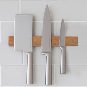 이놀 쉐프마스터 무타공 Wood 자석 칼걸이 30cm (소)