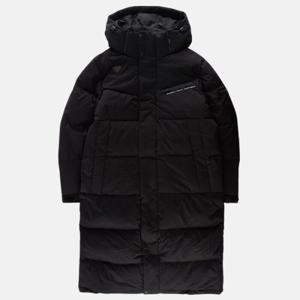 다이나핏 공용 카본테크 벤치 롱 덕 다운 자켓 블랙 YUW23536