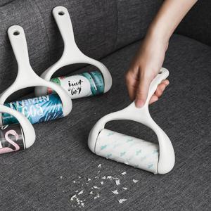 (1+3/총4개) 사선컷팅 돌돌이 테이프크리너 / 롤클리너 찍찍이