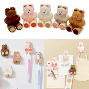 무타공 실리콘 칫솔걸이 홀더 치솔걸이 거치대 욕실 칫솔꽂이